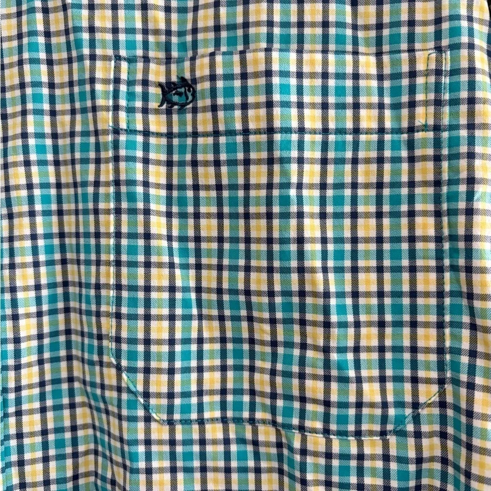 Southern Tide Multicolor Plaid Button Down Shirt